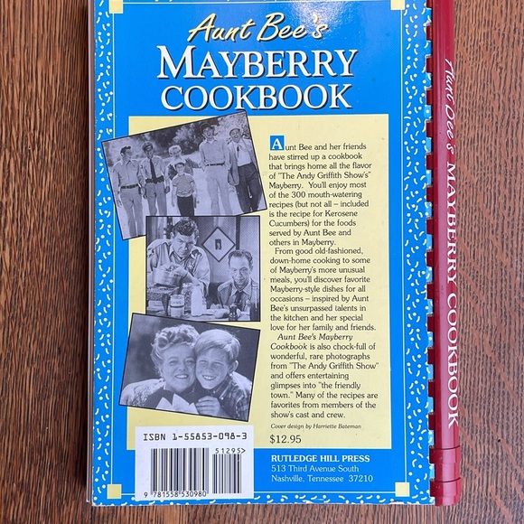 Aunt Bee's Mayberry Cookbook by Ken Beck and Jim Clark, Rutledge Press c1991 - Picture 2 of 13